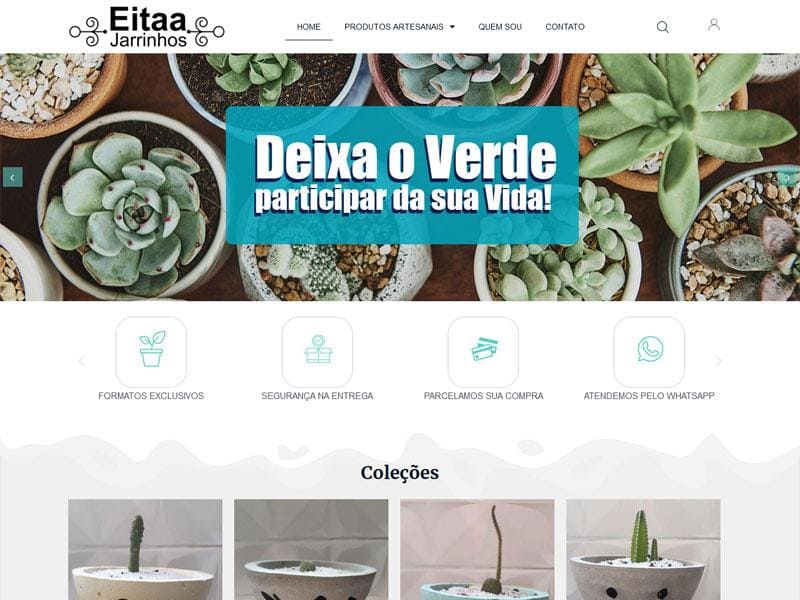 Site desenvolvido pela Sites PB para Loja Eitaa Jarrinhos