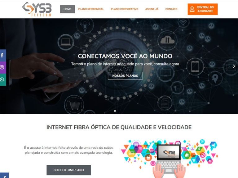 Provedor de internet Sys3