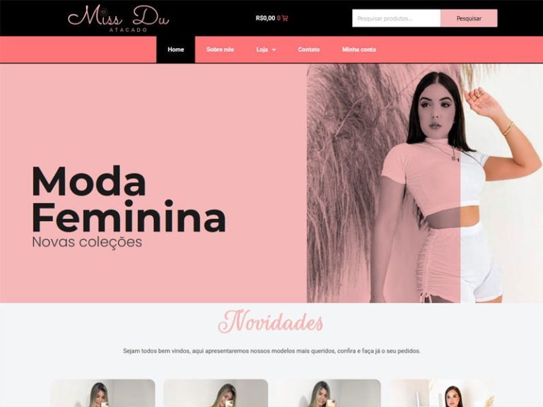 Loja virtual Miss Du Atacado